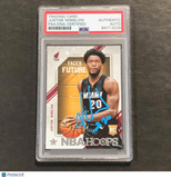 2015-16 NBA Hoops Faces of the Future #12 Justise Winslow Signed Card AUTO PSA/D