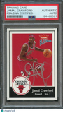 2003-04 Fleer Platinum #24 Jamal Crawford Signed Card AUTO PSA Slabbed Bulls