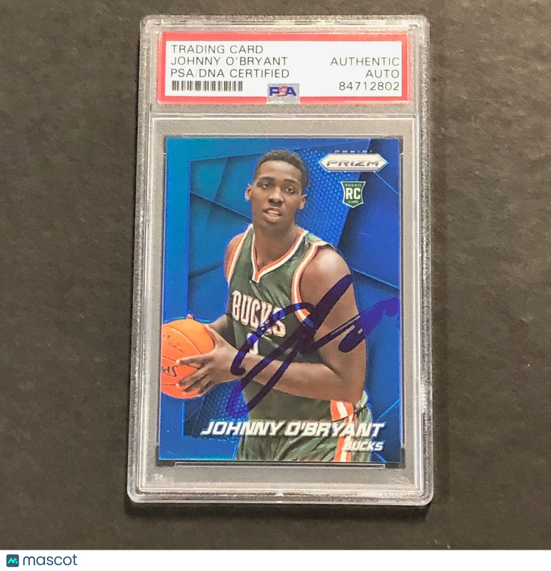 2014-15 Panini Prizm #279 Johnny O'Bryant Signed Card AUTO PSA/DNA Slabbed RC Bu