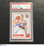 2015-16 Panini Complete #164 Mason Plumlee Signed Card AUTO PSA Slabbed Blazers
