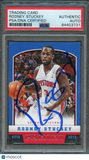 2012-13 Panini Basketball #145 Rodney Stuckey Signed Card AUTO PSA Slabbed Pisto