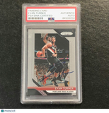 2018-19 Panini Prizm #101 Evan Turner Signed Card AUTO PSA Slabbed Trailblazers