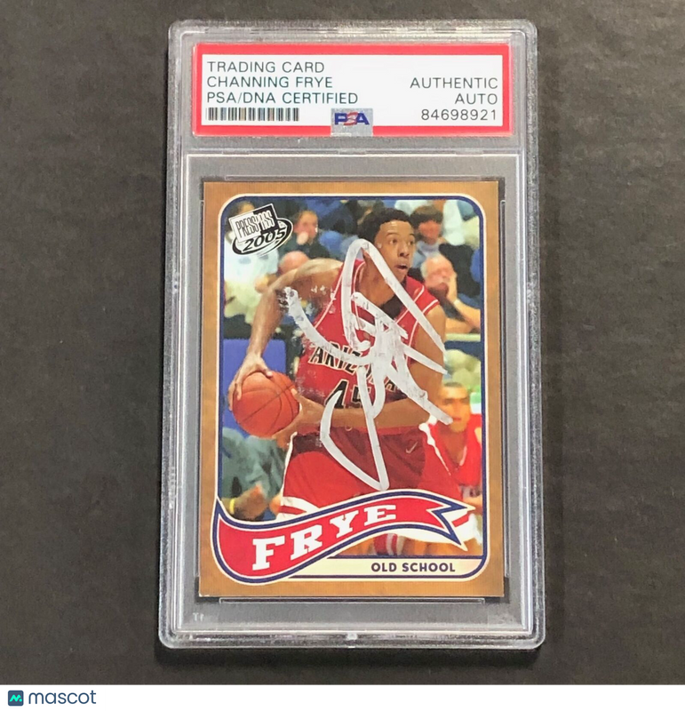 2005 PressPass #5 Channing Frye Signed Card AUTO PSA Slabbed RC Arizona