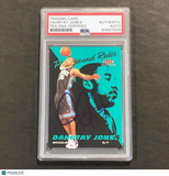 2003-04 Fleer Traditions #20 Dahntay Jones Signed Card AUTO PSA Slabbed Grizzlie