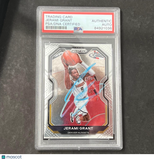 2020-2021 Panini Prizm #143 Jerami Grant Signed Card AUTO PSA Slabbed Nuggets