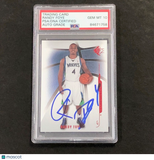 2007-08 SP #9 Randy Foye Signed Card AUTO 10 PSA Slabbed Minnesota Timberwolves