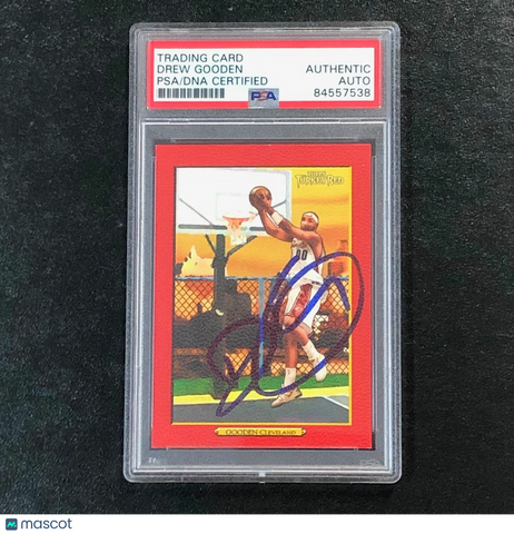 2006 Topps Turkey Red#74 Drew Gooden  Signed Card Auto PSA Slabbed Cavaliers