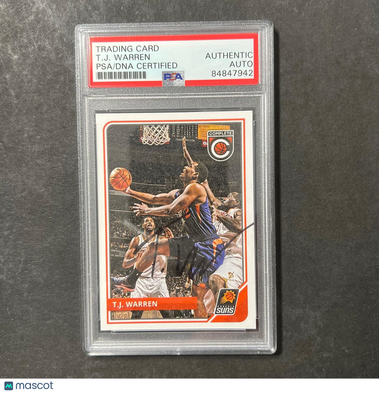 2015-16 Panini Complete #235 TJ WARREN Signed Card AUTO PSA Slabbed Suns