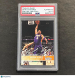 2004-05 Fleer NBA Hoops #101 Devean George Signed Card PSA Slabbed