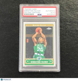 2006-07 Topps Chrome #147 Sebastian Telfair Signed Card AUTO PSA/DNA Slabbed Bos