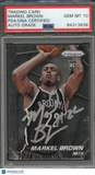 2014-15 Panini Prizm #285 Markel Brown Signed Card AUTO Grade 10 PSA Slabbed RC