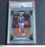 2017-18 Panini Prizm #245 Bobby Portis Signed Card AUTO PSA Slabbed Bulls
