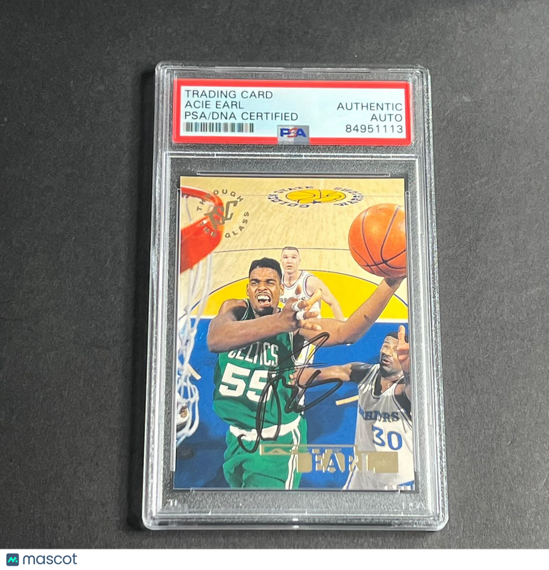 1993-94 Topps #91 Acie Earl Signed Card PSA Slabbed Celtics