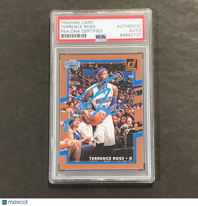2017-18 Donruss #107 Terrence Ross Signed Card AUTO PSA Slabbed Magic