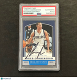 2012-13 Panini #254 Jared Cunningham Signed Card AUTO PSA Slabbed Mavericks