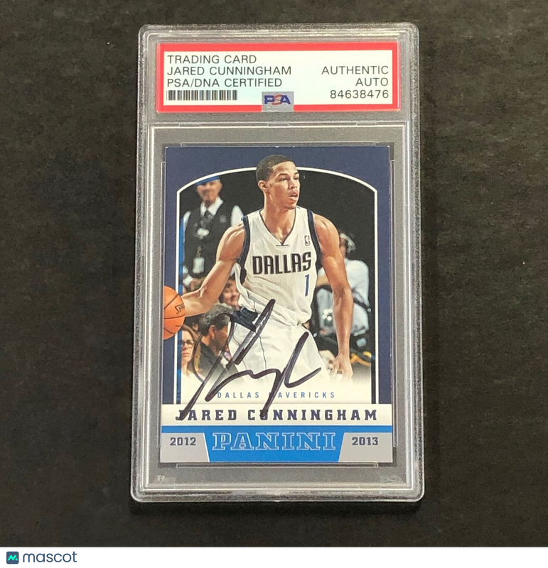 2012-13 Panini #254 Jared Cunningham Signed Card AUTO PSA Slabbed Mavericks