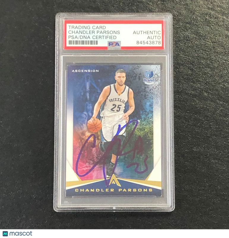 2017-18 Panini Ascension #49 Chandler Parsons Signed Card AUTO PSA/DNA Slabbed M