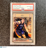 2007-08 Topps Chrome #44 Darko Milicic Signed Card AUTO PSA Slabbed Grizzlies