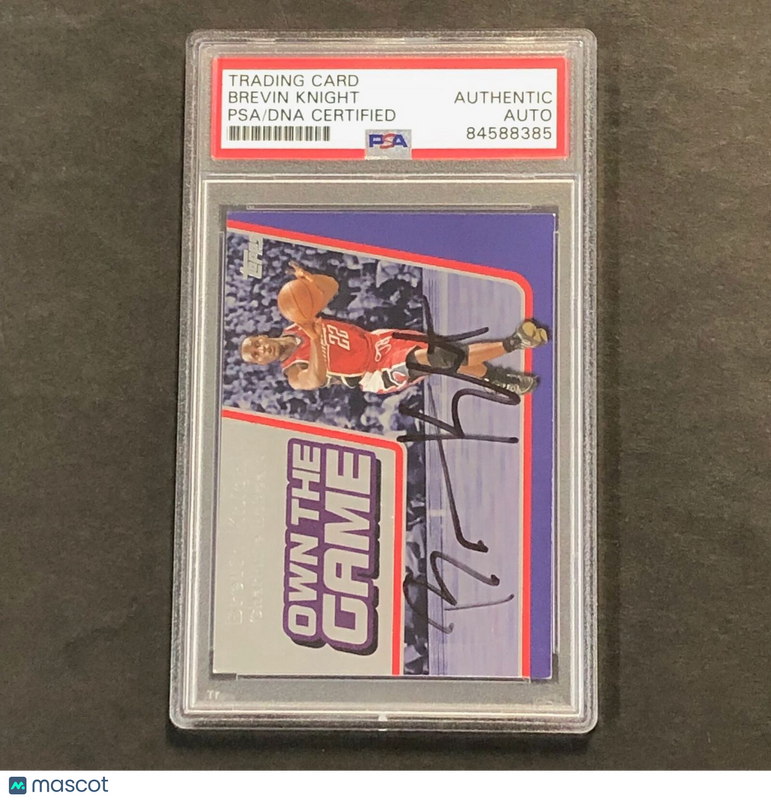 2006-07 Topps Own the Game #13 Brevin Knight Signed Card AUTO PSA Slabbed Bobcat