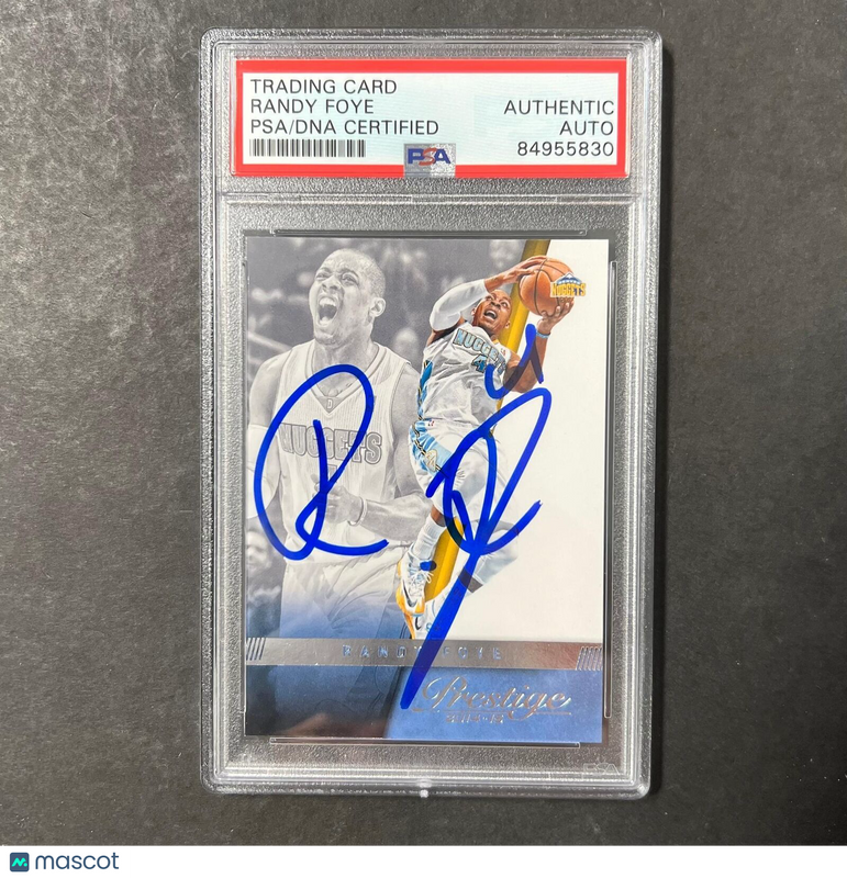 2014-15 Panini Prestige #149 Randy Foye Signed Card AUTO PSA Slabbed Nuggets