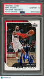 2018-19 NBA Hoops #79 Mike Scott Signed Card Auto 10 PSA Slabbed Clippers