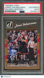 2016-17 Donruss Basketball #107 Jonas Valanciunas Signed Card AUTO PSA Slabbed T