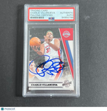 2011 Panini #48 Charlie Villanueva Signed Card Auto PSA Slabbed Pistons