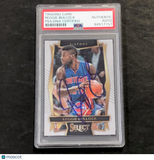 2016-17 Panini Select #18 Reggie Bullock Signed Card AUTO PSA Slabbed Pistons