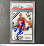 2009-10 Panini Rookies and Stars #57 Devin Harris Signed Card AUTO PSA Slabbed N