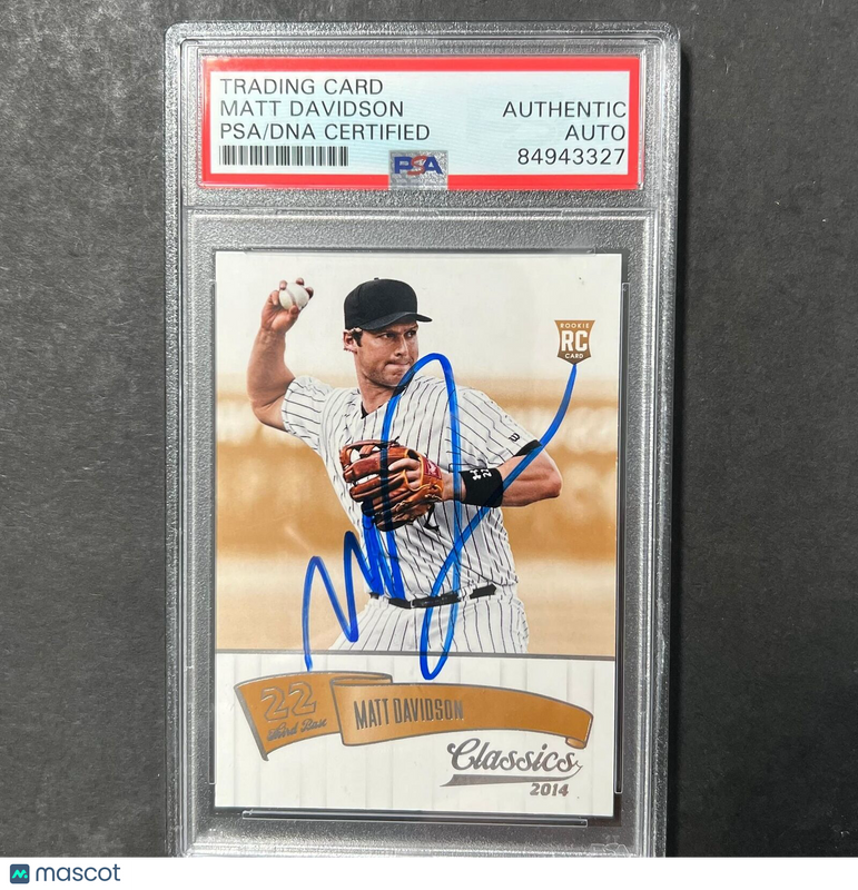 2014 Panini Classics #184 Matt Davidson Signed Card Auto PSA Slabbed White Sox