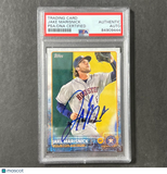 2014 Topps Update 2/437 Jake Marisnick Signed Card Auto PSA Slabbed Astros