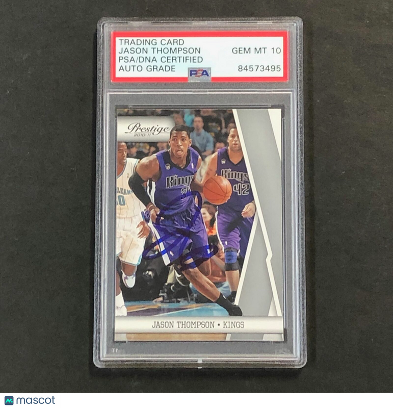 2010-11 Panini Prestige #103 Jason Thompson Signed Card AUTO 10 PSA Slabbed King