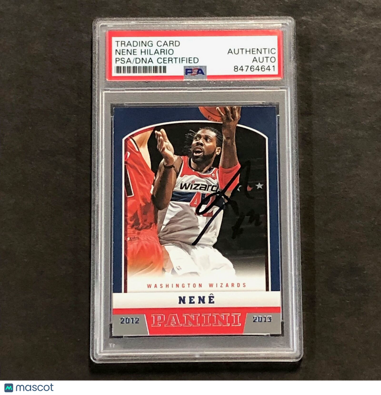 2012-13 Panini Basketball #126 Nene Signed AUTO PSA Slabbed Wizards