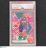2019-20 Panini Mosaic #102 Nicolas Batum Signed Card AUTO 10 PSA Slabbed Hornets