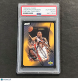 2002-03 Upper Deck Victory #28 Jason Richardson Signed Card AUTO PSA Slabbed War