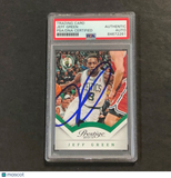 2013-14 Panini Prestige #17 Jeff Green Signed Card AUTO PSA/DNA Slabbed Celtics
