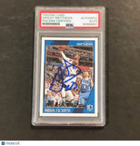 2016-17 NBA Hoops #211 Wesley Mathews Signed Card PSA Slabbed Mavericks
