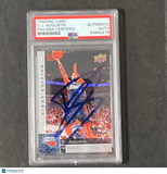 2009-10 Upper Deck Basketball #13 D.J. Augustin Signed Card AUTO PSA Slabbed Bob