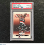 2003-04 Upper Deck MVP #223 Travis Outlaw Signed Card AUTO PSA Slabbed Portland