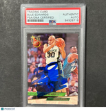 1993-94 Fleer #109 Blue Edwards Signed Card AUTO PSA Slabbed Bucks