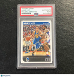 2014-15 NBA Hoops #257 David Lee Signed Card AUTO PSA Slabbed Warriors
