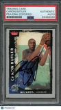 2008-09 Fleer #30 Caron Butler Signed Card AUTO PSA Slabbed Wizards