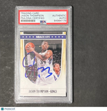 2011-12 Panini Hoops #211 Jason Thompson Signed Card AUTO PSA Slabbed Kings