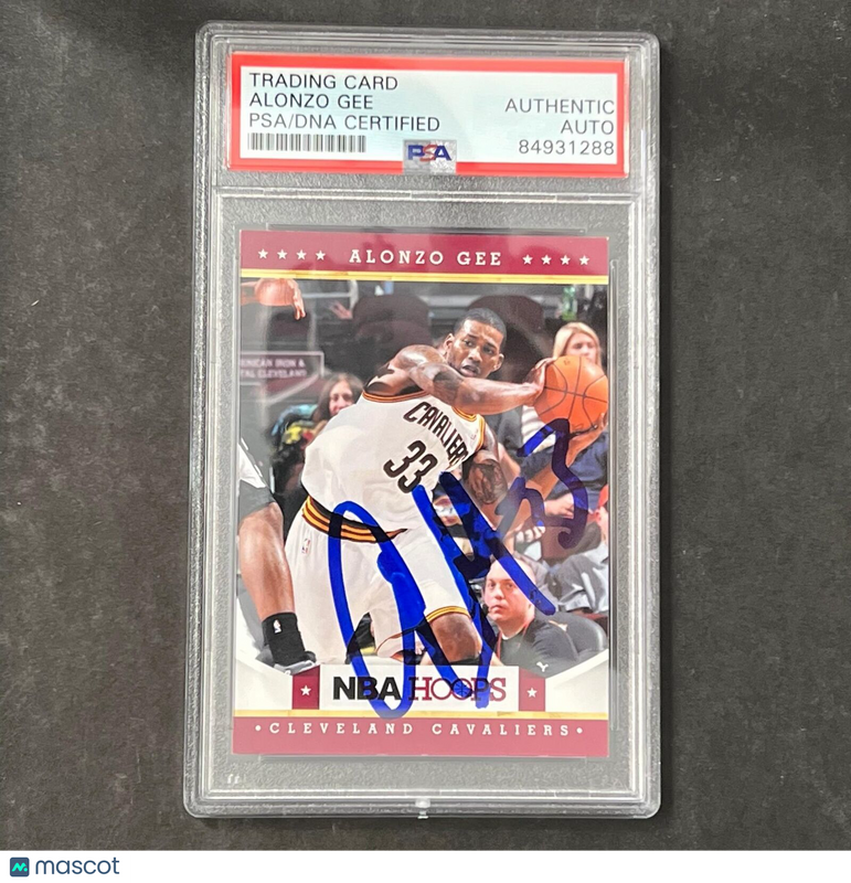 2012-13 Panini America #82 Alonzo Gee Signed Card AUTO PSA Slabbed Cavaliers