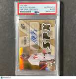 2007 Topps #134 Michael Bourn Signed Card PSA Slabbed AUTO Phillies RC