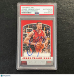 2012-13 Panini #265 Jonas Valanciunas Signed Card AUTO PSA Slabbed Toronto Rapto