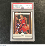 2009-10 Panini Season Update #118 Nicolas Batum Signed Card AUTO 10 PSA Slabbed