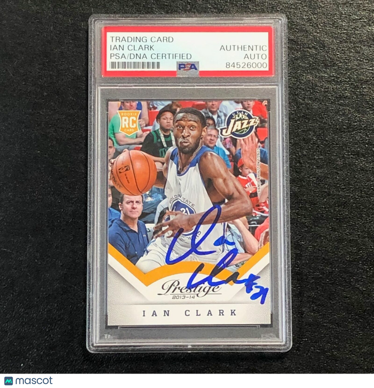 2013-14 Panini Prestige #198 Ian Clark Signed Card AUTO PSA Slabbed RC Jazz