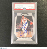 2017-18 Panini Prizm #274 Courtney Lee Signed Card AUTO PSA Slabbed Knicks