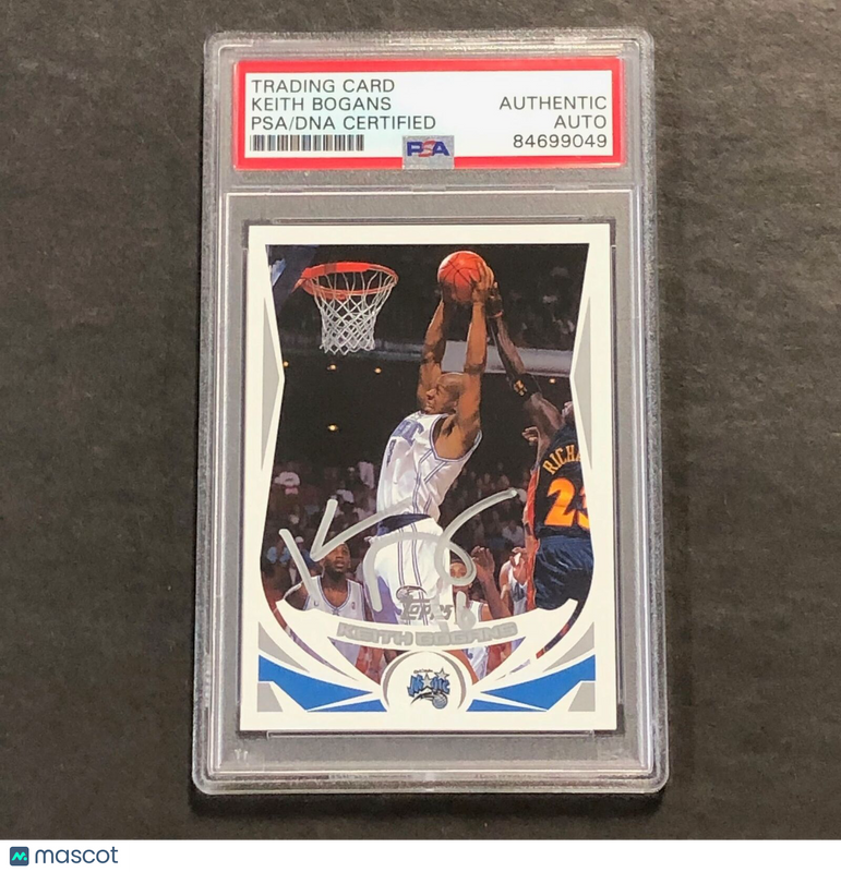 2004-05 Topps #129 Keith Bogans Signed Card AUTO PSA/DNA Slabbed Magic